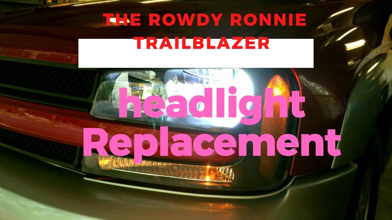 How to change a headlight bulb on a chevy trailblazer YouTube