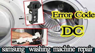 samsung washing machine error code dc