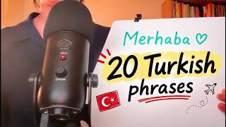 [ASMR]🇰🇷🇹🇷 Let’s learn Turkish phrases with a Korean screenshot 5