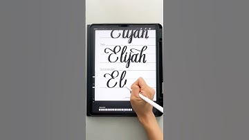 Link in description! #procreate #shorts #calligraphy