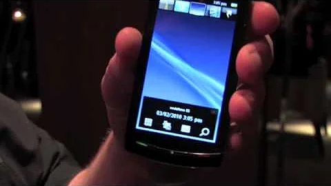 Symbian's sensor framework used in Sony Ericsson Vivaz