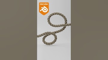 Rope in blender #blender #3d #short