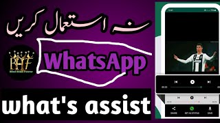 status saver how to use what's assist,          ,,,, اب کوئی بھی فکر نہیں   ،،،،،،،،، WhatsApp screenshot 2