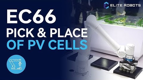 ELITE ROBOTS EC66 PICK & PLACE OF PV CELLS ASIASOLAR PV FORUM 2023