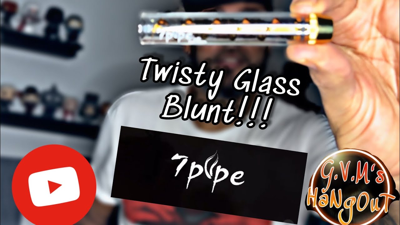 7 Pipe | Twisty Glass Blunt | Smoke and Review!!!!