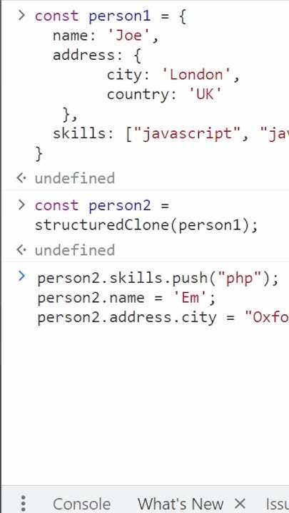 structuredClone() - New way of deep clone nested object in JavaScript ...