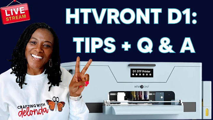 HTVRONT D1 DTF Printer Tips & Tricks | Avoid Clogs + Live Q&A Tutorial #htvrontd1 #htvrontdtf