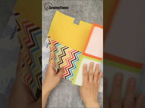 DIY Boxy Bag with No Binding #sewingtimes #shorts