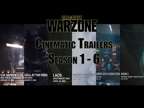 NEW Call Of Duty Warzone Cinematic Trailers Season 1 Through Season 6 