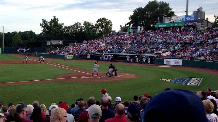 Roger Hartley Throws out the First Pitch