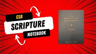 CSB scripture notebook