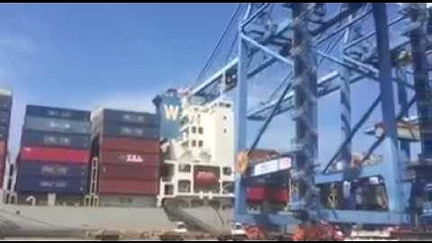 Một ngày hoạt động làm hàng ở cảng TCIT (tàu Wan Hai tuyến Nội Á HSX/HS3)