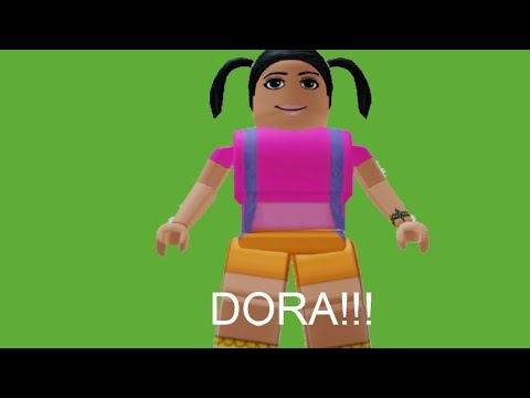 How To Make A Dora The Explorer Roblox Avatar Youtube - dora roblox avatar funny