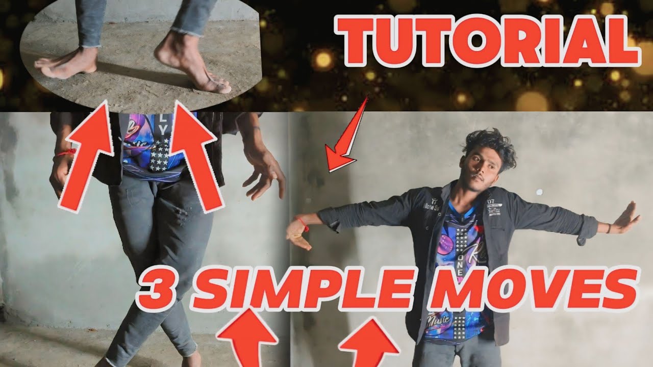 3 Famous Dance Moves Footwork Tutorial in Hindi Simple Hip Hop steps for beginners Royal star Dipu
