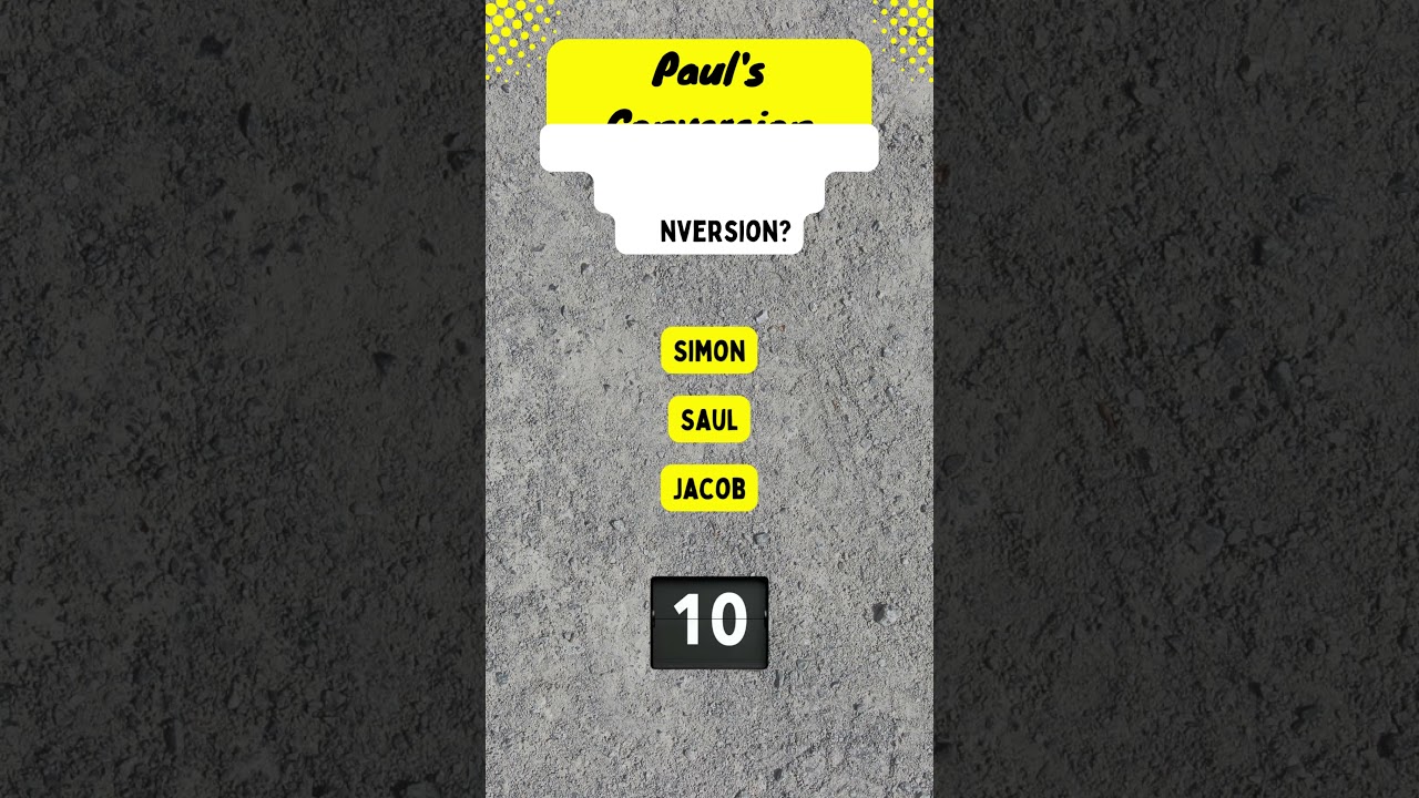 Can You Ace This 30-Second Bible Knowledge Quiz? 📖✨