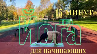 видео: Йога для начинающих 15 минут  картинка: Йога для начинающих 15 минут
