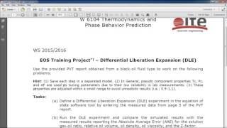03 PVT Modeling DLE Project (using PVTP)
