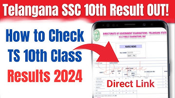 TS 10th Class Results 2024 | TS SSC Results 2024 | How to Check TS 10th Class Results 2024 | Link