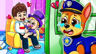 RYDER Don't Love Me More?! CHASE so SAD Story  Paw Patrol Ultimate Rescue Mission Rainbow 5