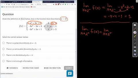 Discontinuities of a Piecewise Function