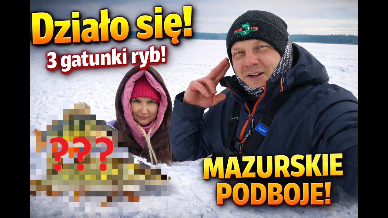 DZIAŁO SIĘ ! Mazurskie podboje i 3 gatunki ryb !
