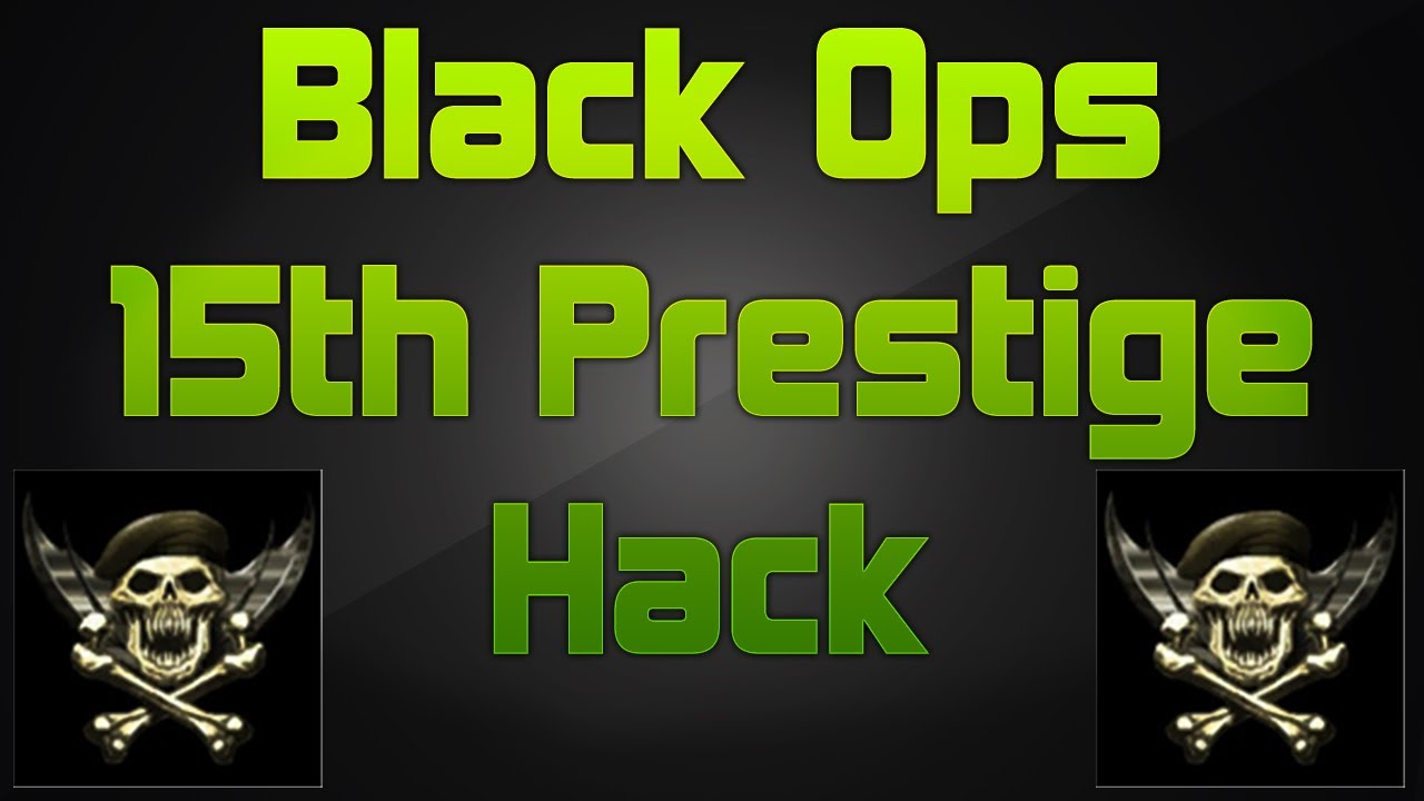 how to hack to 15th prestige in black ops ps3