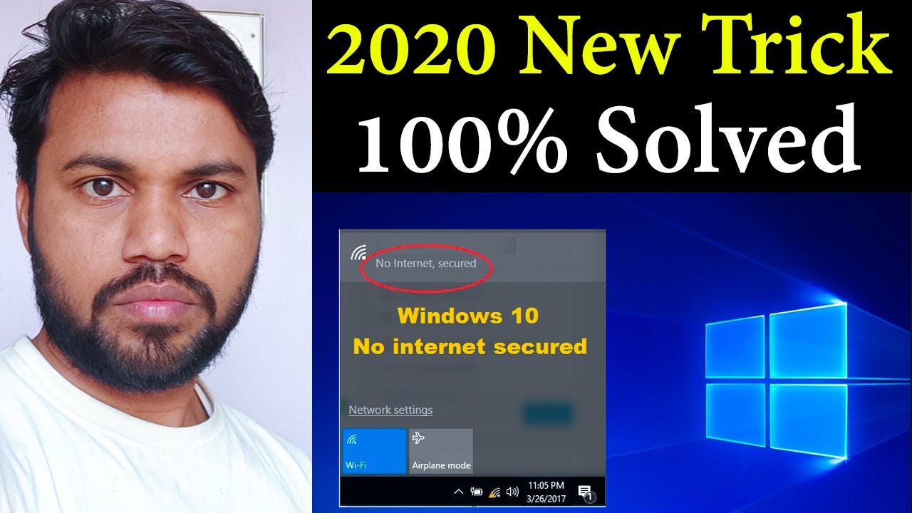 How To Fix No Internet Secured In Windows 10 Wifi Connectivity
