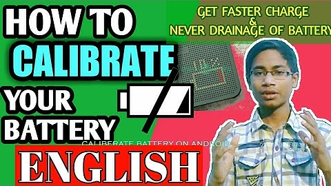 How to CALIBRATE your ANDROID BATTERY||increase battery life●Full tutorial Video●[ENGLISH]