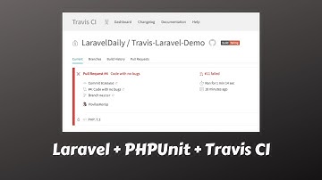 Live-Demo: Laravel + PHPUnit + Travis CI