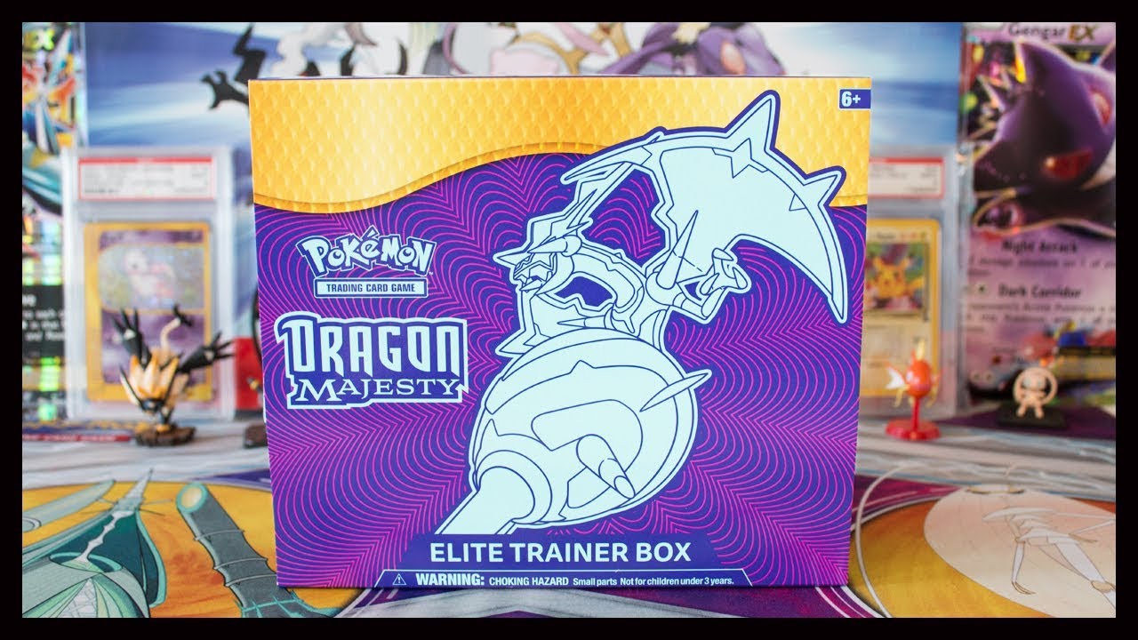 Pokemon Dragon Majesty Elite Trainer Box! Youtube D4B
