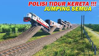 Download lagu Eksperimen Pasang Polisi Tidur Rel Kereta Apakah Jumping | Trainz Simulator Indonesia