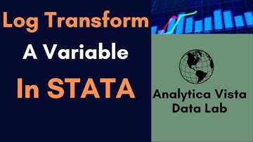 8. How to Log Transform a Variable in STATA?