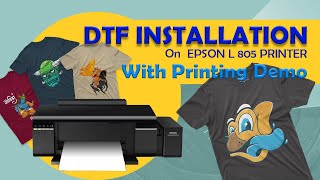 Pet FILM DTF PRINTING  Epson L805 A4 DTF Printing