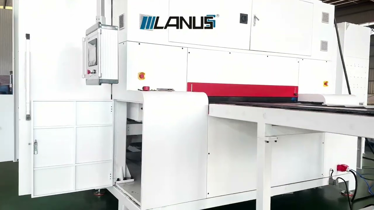 Double sided Automatic Chamfering Deburring Deslagging Machine for Laser Cutting Heavy Slag Removal
