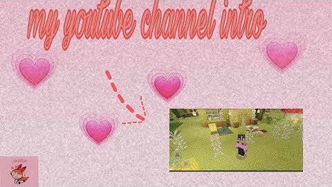 My Youtube Intro Video// First Post 💕 read the description.