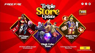 OB55 Triple Store Update 🤯 In Telugu | Ben 10 Collab Confirmed 🤩 | Magic Cube Store Update 💥 | FF