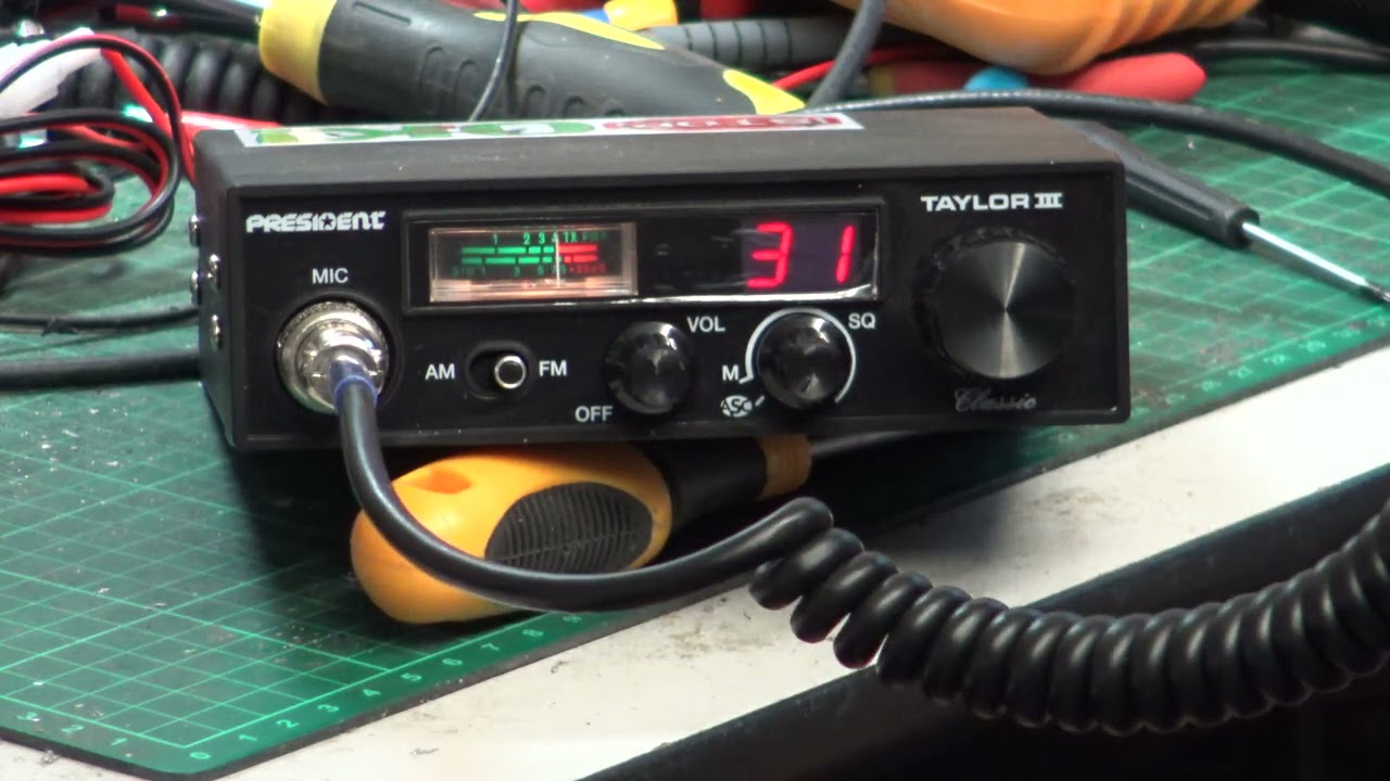 Emisora de radio Cb President Taylor IV Emisora de radio Cb President Taylor IV