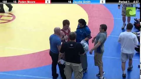 160 lbs. 1st Place - Jacobe Smith (Oklahoma) vs. P...