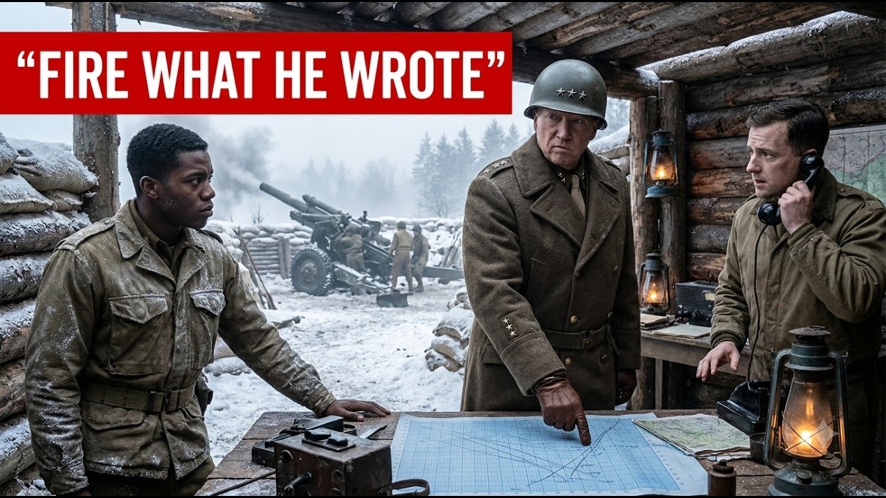 The Artillery Captain Wouldn't Fire — Until Patton Saw the Coordinates