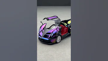 With Its Iridescent Electroplated Paint This Pagani Huayra Is A True Supercar Of Stunning Beauty 