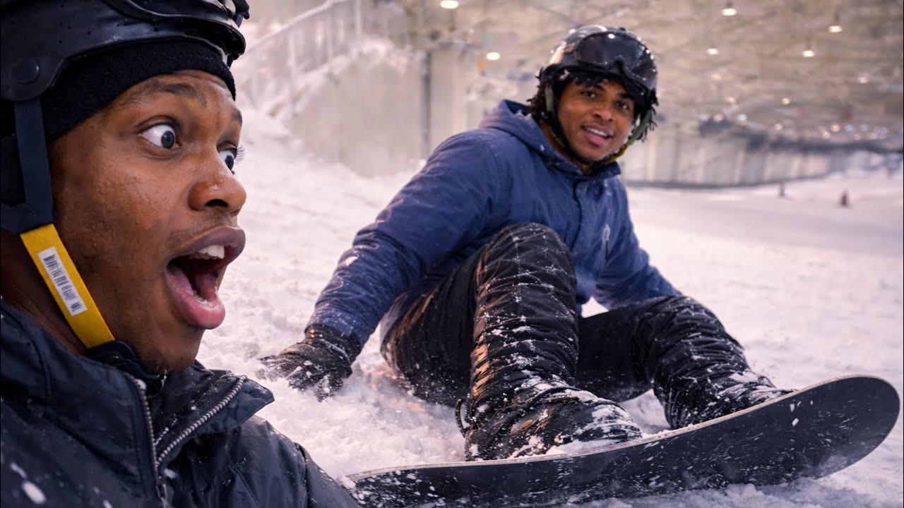 We Snowboarded Inside A Mall…