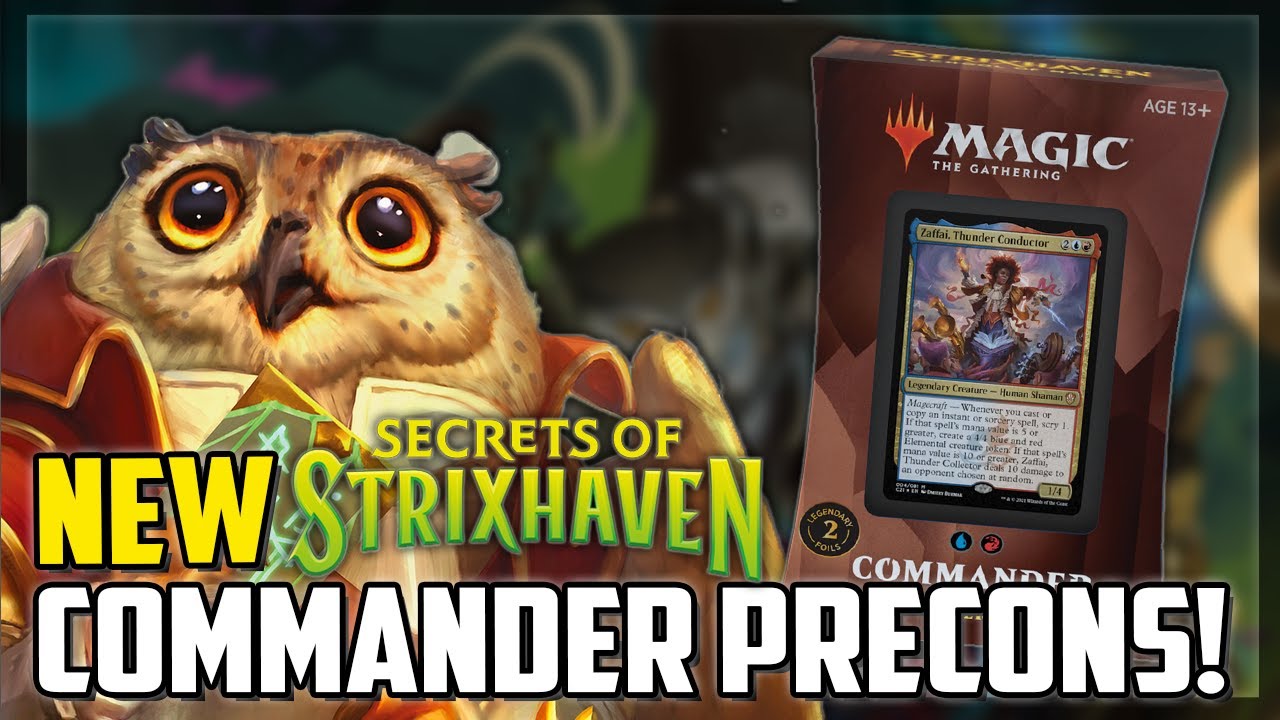 Secrets of Strixhaven Precon and More Information Revealed! Magic