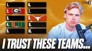 Full RANKING The Most TRUSTED Teams In College Football Update