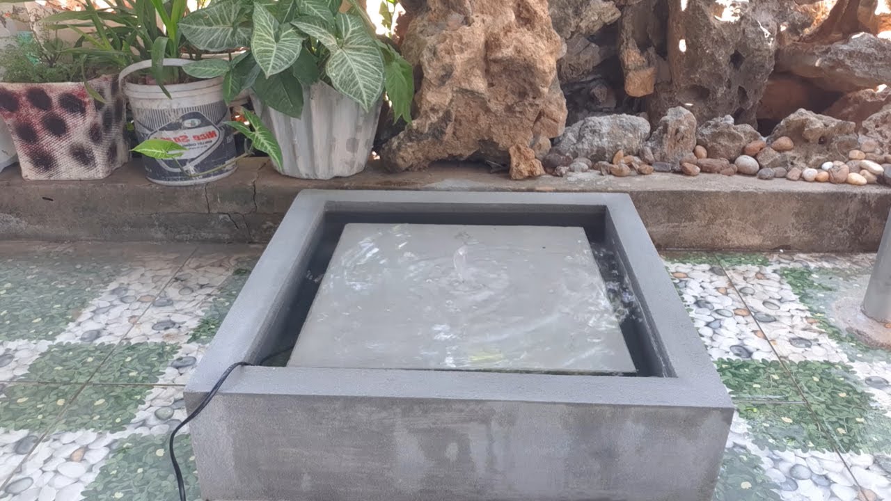 Creative Ideas Styrofoam And Cement How To Make Fish Pond ft