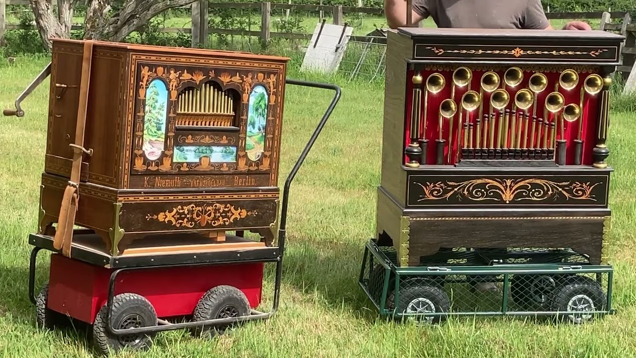 Niemuth 45er Paper Roll Street Organ, Drehorgel & N J Dean Midi