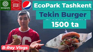 TOSHKENTDA 1500 TA BURGER BEPUL TARQATILDI. YO'G'E ??? // B-Ray Vlogs