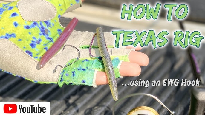 How to rig a Spearpoint EWG Hook Weedless. 