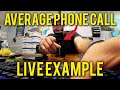 CALLING LEADS AT THE USED CAR DEALERSHIP! REAL CUSTOMER PHONE CALL LIVE EXAMPLE LESS THAN 5 MINUTES
