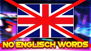 NO ENGLISCH WORDS CHALLENGE in ROCKET LEAGUE❌ | Rocket League Ranked deutsch