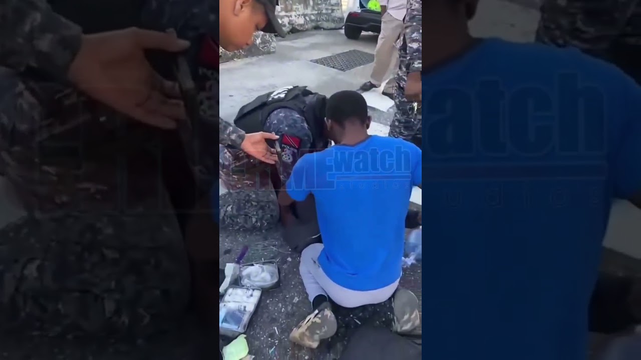 IATF cops render medical aid in Port of Spain on Thursday November 13th, 2025